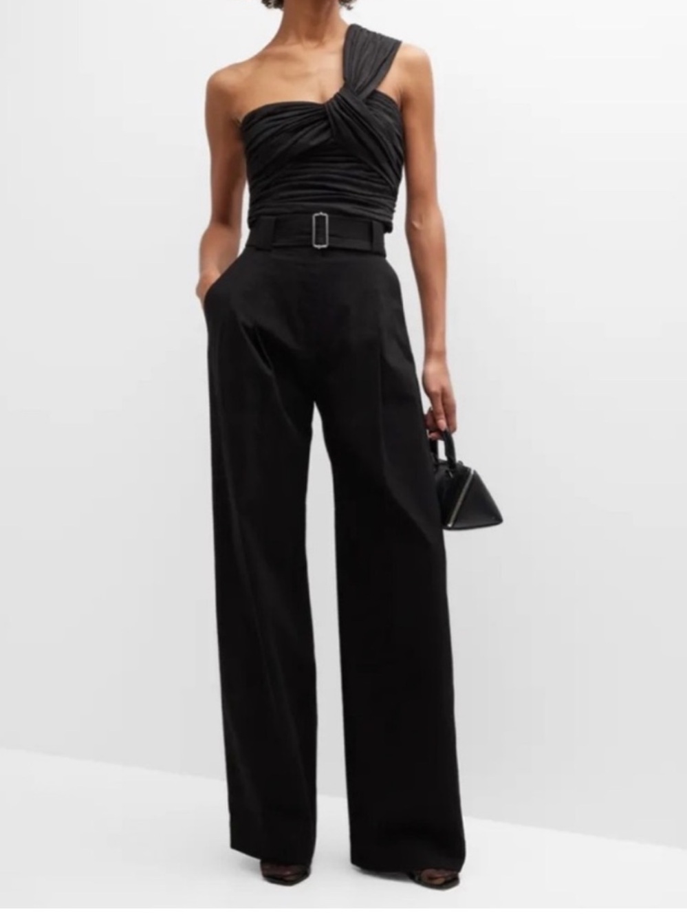A.L.C Darby Belted Wide-Leg Pants